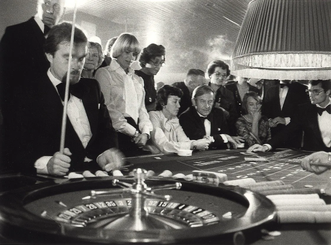 Roulette table at a real casino floor, the kind of live games Canadian online casino sites stream for real money play